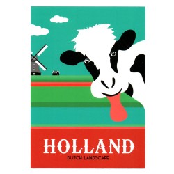 Postkarte Holland Kuh in Landschaft 210 Postkarte Holland Kuh in Landschaft 210