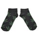 Socken Sneakersocken schwarz grun cannabisblatt