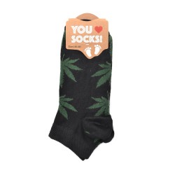 Socken Sneakersocken schwarz grun cannabisblatt Socken Sneakersocken schwarz grun cannabisblatt