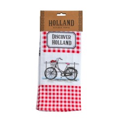 Kitchen towel Discover Holland Red Kitchen towel Discover Holland Red