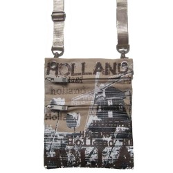 Robin Ruth - Charlie - Passport bag Holland tulip windmills beige Robin Ruth - Charlie - Passport bag Holland tulip windmills beige