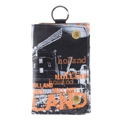 Robin Ruth - Kelly Wallet - Holland mill navy black orange Robin Ruth - Kelly Wallet - Holland mill navy black orange