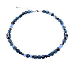 Halskette Delfter Blau Marquise Halskette Delfter Blau Marquise