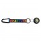 Paracord sleutelhanger whatever pride regenboogkleuren karabijnhaak