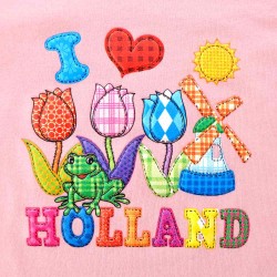 Babyshirt Holland Patch rosa Babyshirt Holland Patch rosa