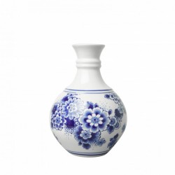 Kugelvase Delfter blaue Blumen klein Kugelvase Delfter blaue Blumen klein