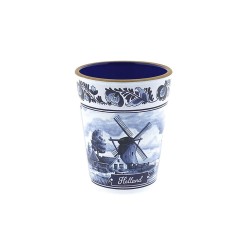 Schnapsglas Delfter blaue Windmühle Holland Schnapsglas Delfter blaue Windmühle Holland