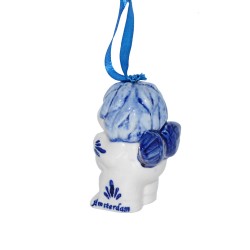 Kersthanger Delfts blauw engel Amsterdam Kersthanger Delfts blauw engel Amsterdam