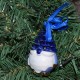 Delft blue goblin with golden feet and hands and golden dots in his Christmas tree hat. Detailed Christmas ornament with blue hanging ribbon. Beautiful Christmas ornament with blue hanging ribbon. Fits perfectly in the Christmas tree but is of course also Delft blue goblin with golden feet and hands and golden dots in his Christmas tree hat. Detailed Christmas ornament with blue hanging ribbon.