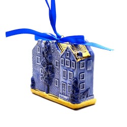 Weihnachtsschmuck Delfter blau Haus Holland Gold Weihnachtsschmuck Delfter blau Haus Holland Gold