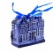 Weihnachtsschmuck Delfter blau Haus Holland