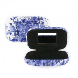 Lipstick travel box Delft blue birds Lipstick travel box Delft blue birds