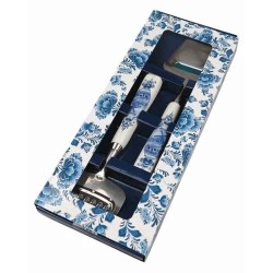 Geschenkset mini kaasschaaf en rasp Delfts blauw