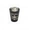 Shot glass black Amsterdam cannabis skull joint metal