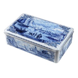 Hellema speculaas in Delfter Blau dose