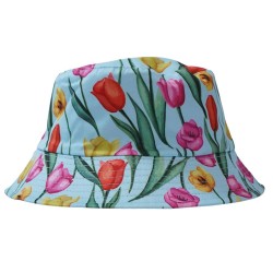 Fischerhut Bucket Hat Tulpen hellblau Fischerhut Bucket Hat Tulpen hellblau