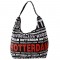 Schoudertas rotterdam julia l zwart rood robin ruth groot