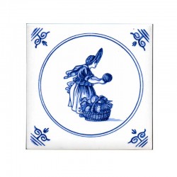 Fliese delfter blau altes niederlandische handwerk ernte 11cm Fliese delfter blau altes niederlandische handwerk ernte 11cm