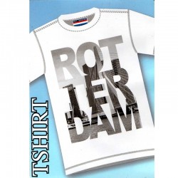 T-shirt rotterdam letters erasmus bridge white T-shirt rotterdam letters erasmus bridge white