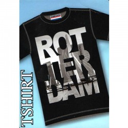 T-shirt rotterdam buchstaben erasmus brukce schwarz T-shirt rotterdam buchstaben erasmus brukce schwarz