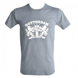 T-shirt coat of arms rotterdam stronger trough battle gray T-shirt coat of arms rotterdam stronger trough battle gray