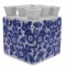 Tulpenvaas delfts blauw bloemen vierkant