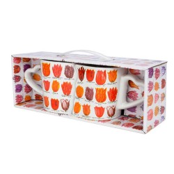 Duo Tassen Tulpen Design Geschenkset Duo Tassen Tulpen Design Geschenkset