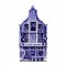 Magnet Grachtenhaus Souvenirladen Delfter Blau MDF