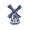Windmühle Delfter Blau Teelicht Amsterdam sechseckig 12 cm