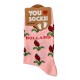 Socken Holland Tulpen rosa