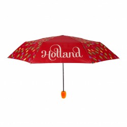 Paraplu Holland tulpen rood oranje knop Paraplu Holland tulpen rood oranje knop