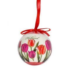 Christmas bauble Holland tulips color Christmas bauble Holland tulips color