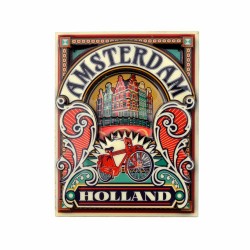 Magnet MDF Amsterdam Holland Deko Farbe Magnet MDF Amsterdam Holland Deko Farbe