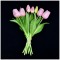 Tulpen Real Touch Bruegel Rosa 31 cm Bund 7 Stück