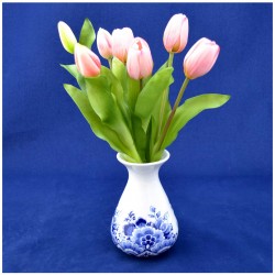 Tulpen Real Touch Rembrandt zartes Rosa 30 cm Bund 7 Stück Tulpen Real Touch Rembrandt zartes Rosa 30 cm Bund 7 Stück