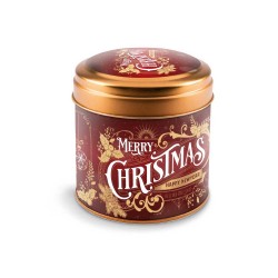 Stroopwafels in blik Merry Christmas Holland greetings rood Stroopwafels in blik Merry Christmas Holland greetings rood