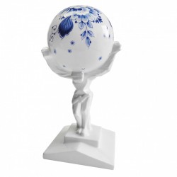 Statue atlas delfter blau Statue atlas delfter blau