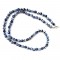 Necklace delft blue beads hand made long