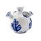 Tulip vase Delft blue tulip mini embossed