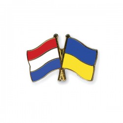 Duo landerflagge pin Niederlande Ukrain Duo landerflagge pin Niederlande Ukrain