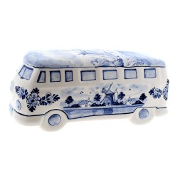 VW Camper Van Delfter Blaue Windmühlen handbemalt VW Camper Van Delfter Blaue Windmühlen handbemalt