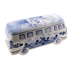 VW Camper Van Delfter Blaue Windmühlen handbemalt VW Camper Van Delfter Blaue Windmühlen handbemalt