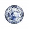 Cake plate Delft blue flower windmill 