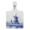 Royal Delft - Kaasplank Delfts blauwe stellingmolen in landschap groot