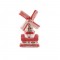 Magneet keramiek molen Holland 9 cm - kleur
