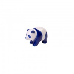Miniatur Panda Delfter blau Keramik