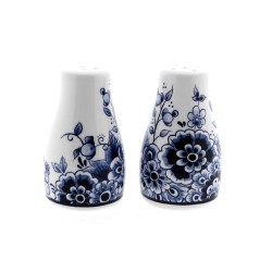 Peper en zout stel Delfts blauw bloemen gift