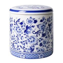 Stroopwafel Topf Vorratsdose Delfter blaue Blumen Stroopwafel Topf Vorratsdose Delfter blaue Blumen