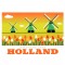Postkarte Holland Wassermühlen Tulpen 236