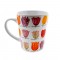 Cadeau Mok beker tulpen design V-shape